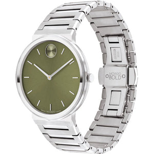 Movado Bold Horizon Green Dial Men 40MM