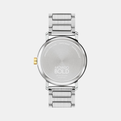 Bold Evolution 2.0 Men Quartz Silver Dial Analog Stainless Steel Watch 3601087