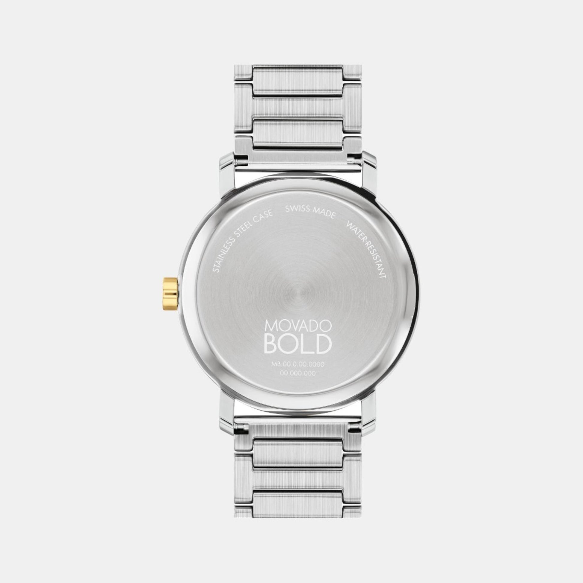 Bold Evolution 2.0 Men Quartz Silver Dial Analog Stainless Steel Watch 3601087