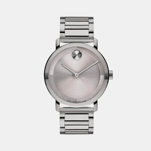 Bold Men Quartz Grey Dial Analog Stainless Steel Watch 3601096