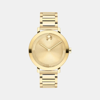 Bold Evolution 2.0 Women Quartz Gold Dial Analog Stainless Steel Watch 3601104