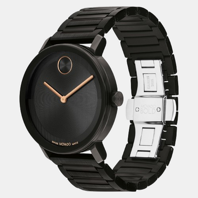 Bold Evolution 2.0 Men Quartz Black Dial Analog Stainless Steel Watch 3601112