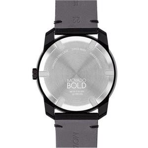 Movado Bold TR90 Black Dial Men 42mm