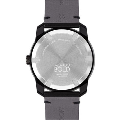 Movado Bold TR90 Black Dial Men 42mm
