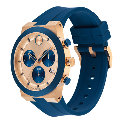 Movado Bold Fusion Rose Gold Dial Men 44.5MM