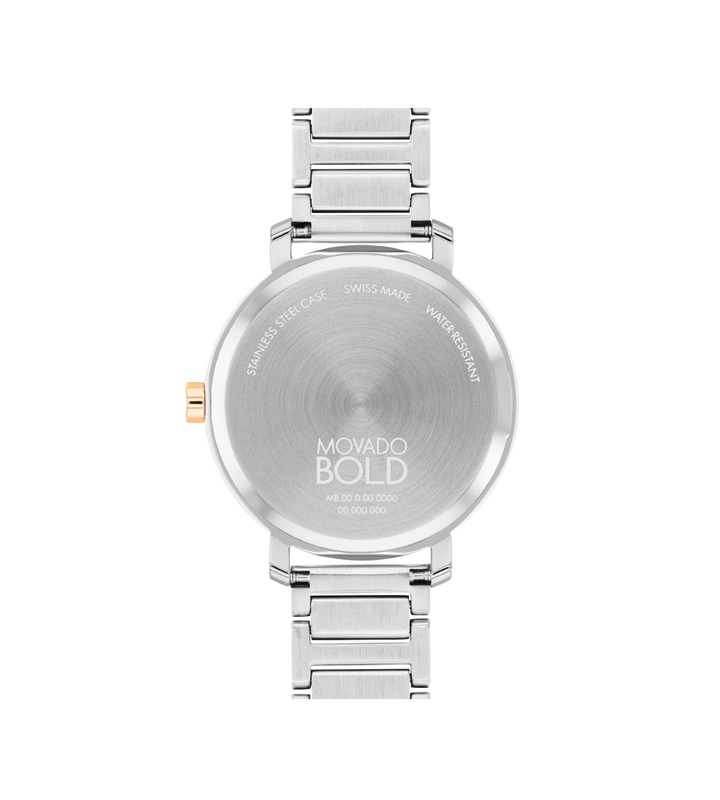 Movado Bold Evolution 2.0 Silver Dial Women 34MM