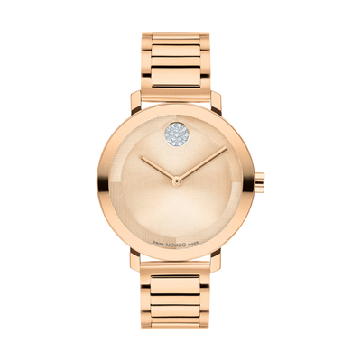 Movado Bold Evolution 2.0 Rose Gold Dial Women 34MM