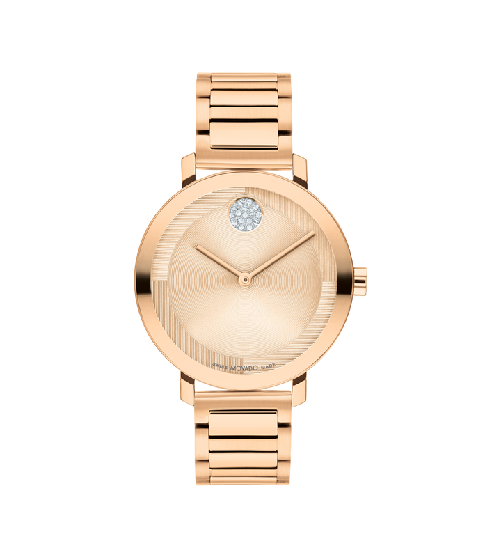 Movado Bold Evolution 2.0 Rose Gold Dial Women 34MM