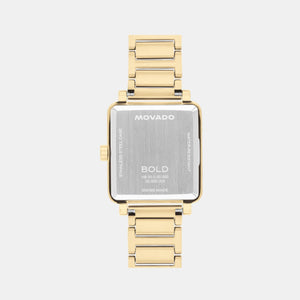 Bold Women Quartz White Dial Analog Stainless Steel Watch 3601165
