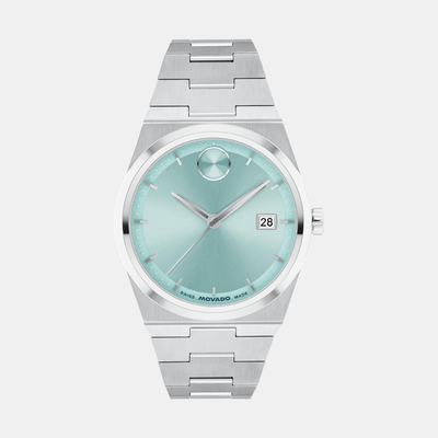Bold Women Quartz Blue Dial Analog Stainless Steel Watch 3601186