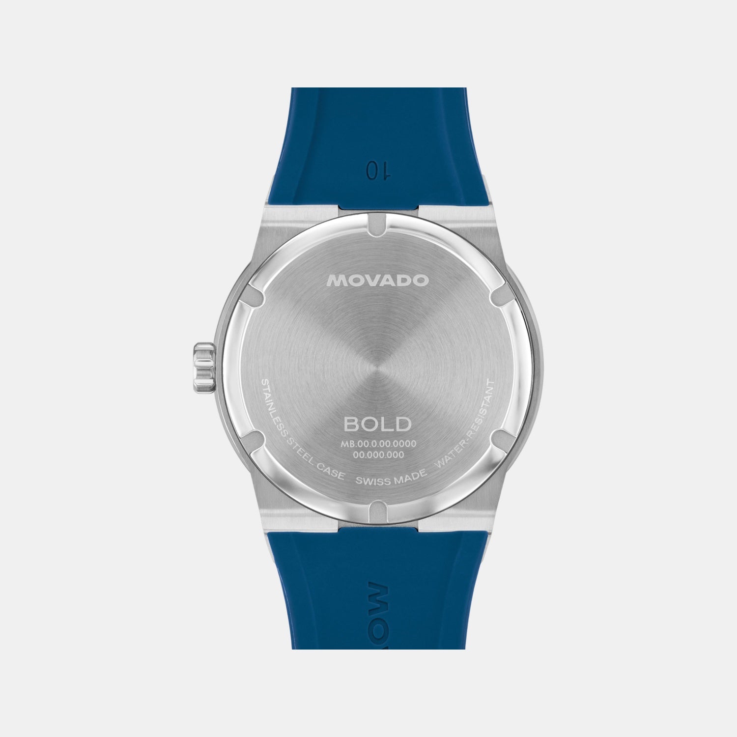 Bold Men Quartz Blue Dial Analog Silicone Watch 3601193