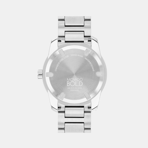 Bold Men Quartz Grey Dial Analog Stainless Steel Watch 3601204