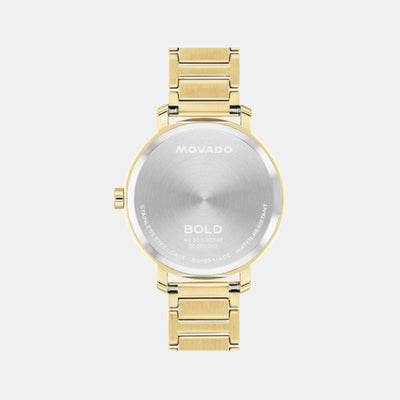 Bold Evolution 2.0 Women Quartz Gold Dial Analog Stainless Steel Watch 3601218