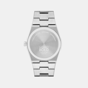 Bold Men Quartz Blue Dial Analog Stainless Steel Watch 3601221