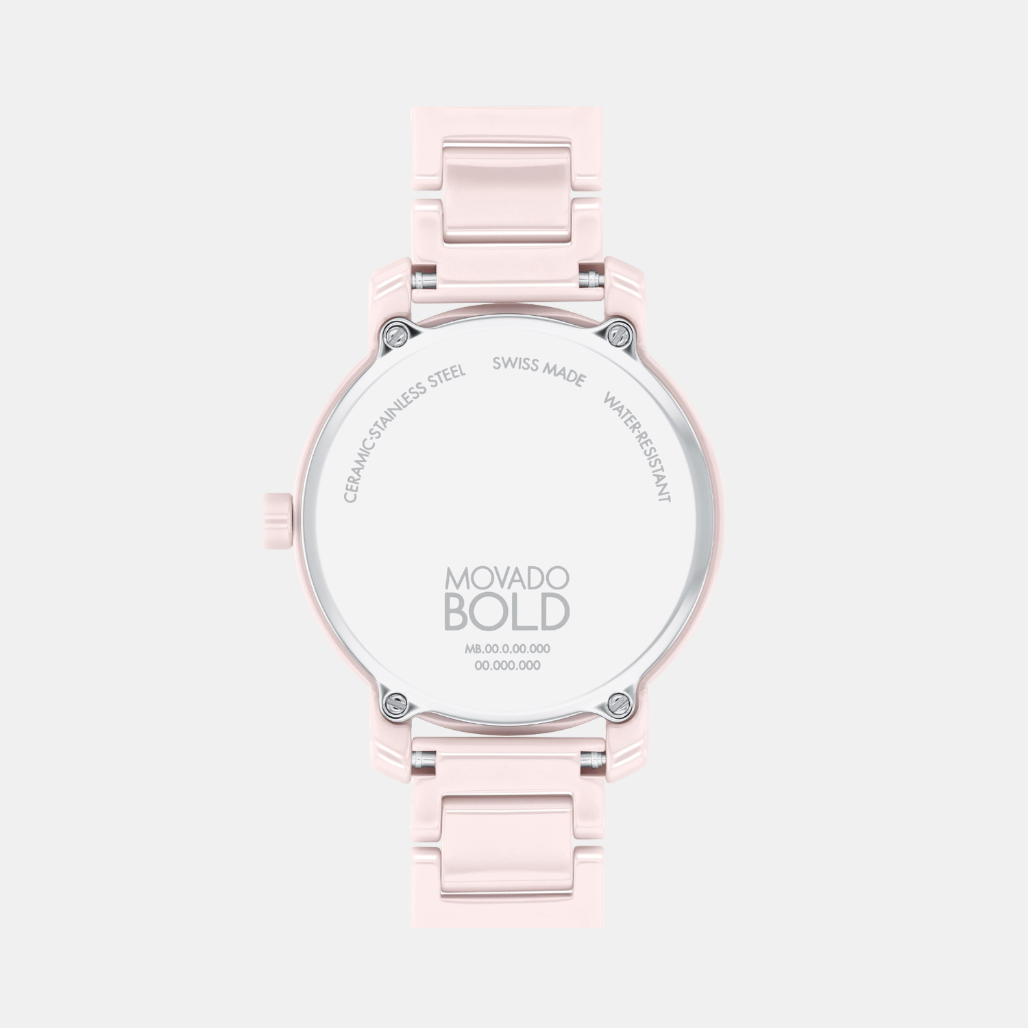 Bold Women Quartz Pink Dial Analog Stainless Steel Watch 3601234