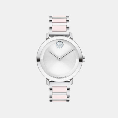 Bold Evolution Women Quartz Silver Dial Analog Stainless Steel Watch 3601236