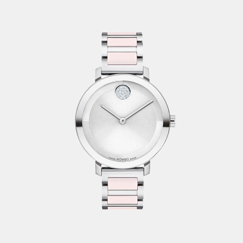 Bold Evolution Women Quartz Silver Dial Analog Stainless Steel Watch 3601236