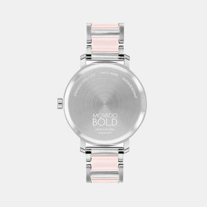 Bold Evolution Women Quartz Silver Dial Analog Stainless Steel Watch 3601236