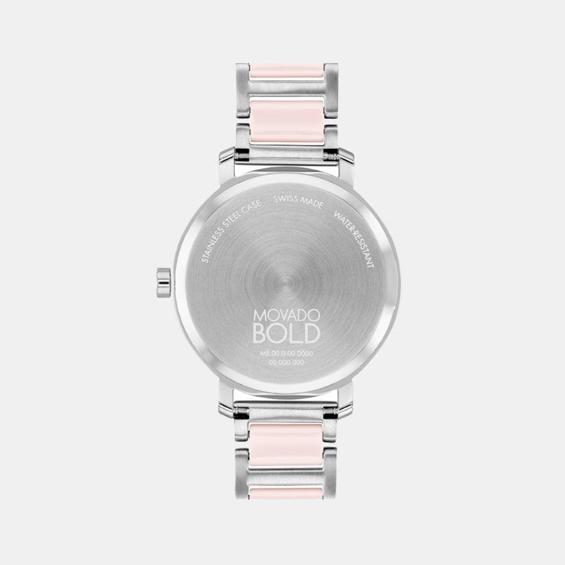 Bold Evolution Women Quartz Silver Dial Analog Stainless Steel Watch 3601236