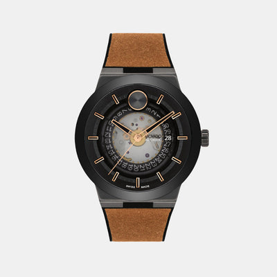 Bold Men Automatic Black Dial Analog Rubber Watch 3601248