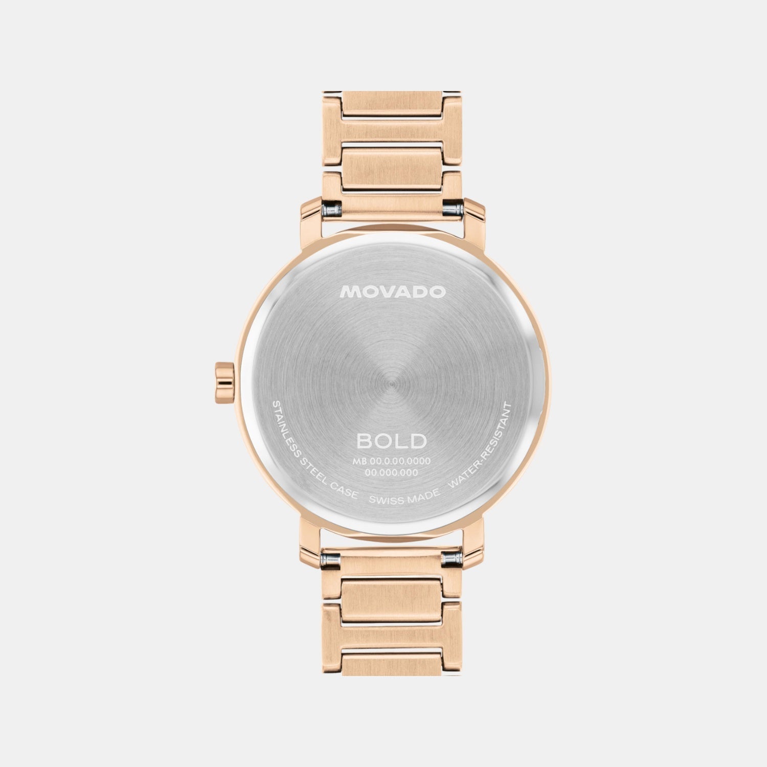 Bold Women Quartz Light Rose Gold Dial Analog Stainless Steel Watch 3601266