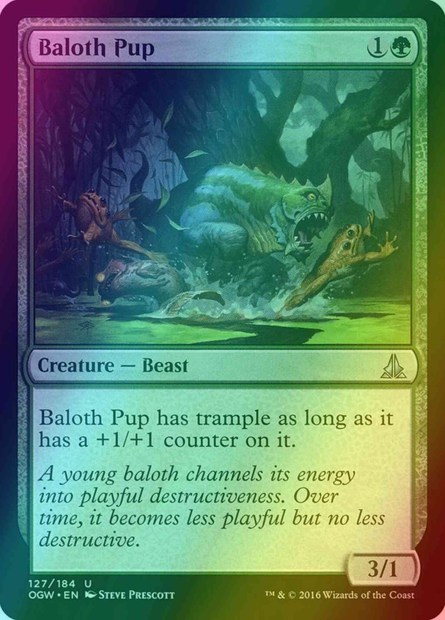 Baloth Pup [127] [Oath of the Gatewatch] [Foil]