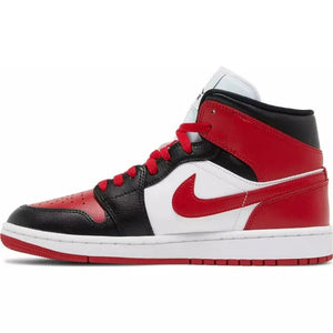 Wmns Air Jordan 1 Mid Alternate Bred Toe