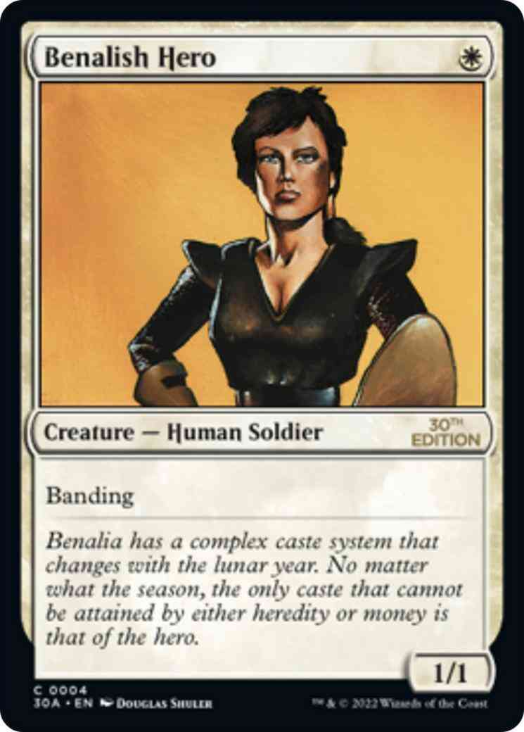 Benalish Hero [4] [30th Anniversary Edition] [Non-Foil]