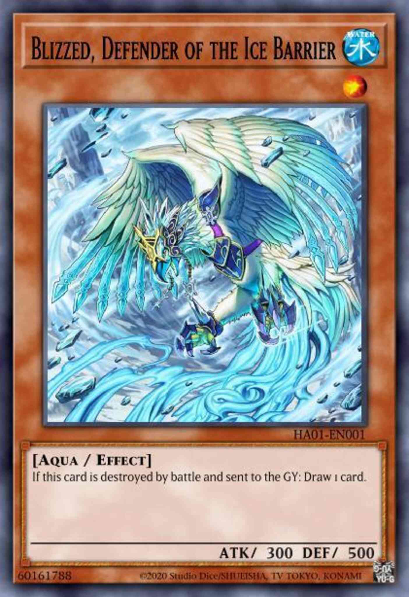 Blizzed, Defender of the Ice Barrier - DT01-EN010 - Duel Terminal Normal Parallel Rare - Duel Terminal