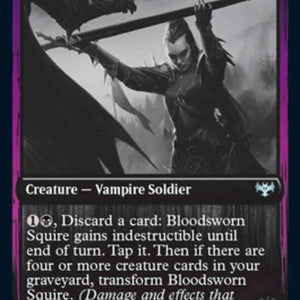 Bloodsworn Squire // Bloodsworn Knight [364] [Innistrad: Double Feature] [Non-Foil]
