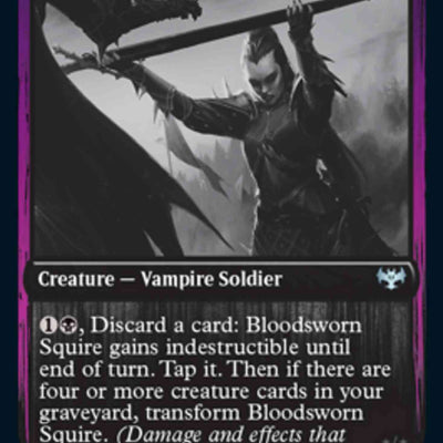 Bloodsworn Squire // Bloodsworn Knight [364] [Innistrad: Double Feature] [Non-Foil]