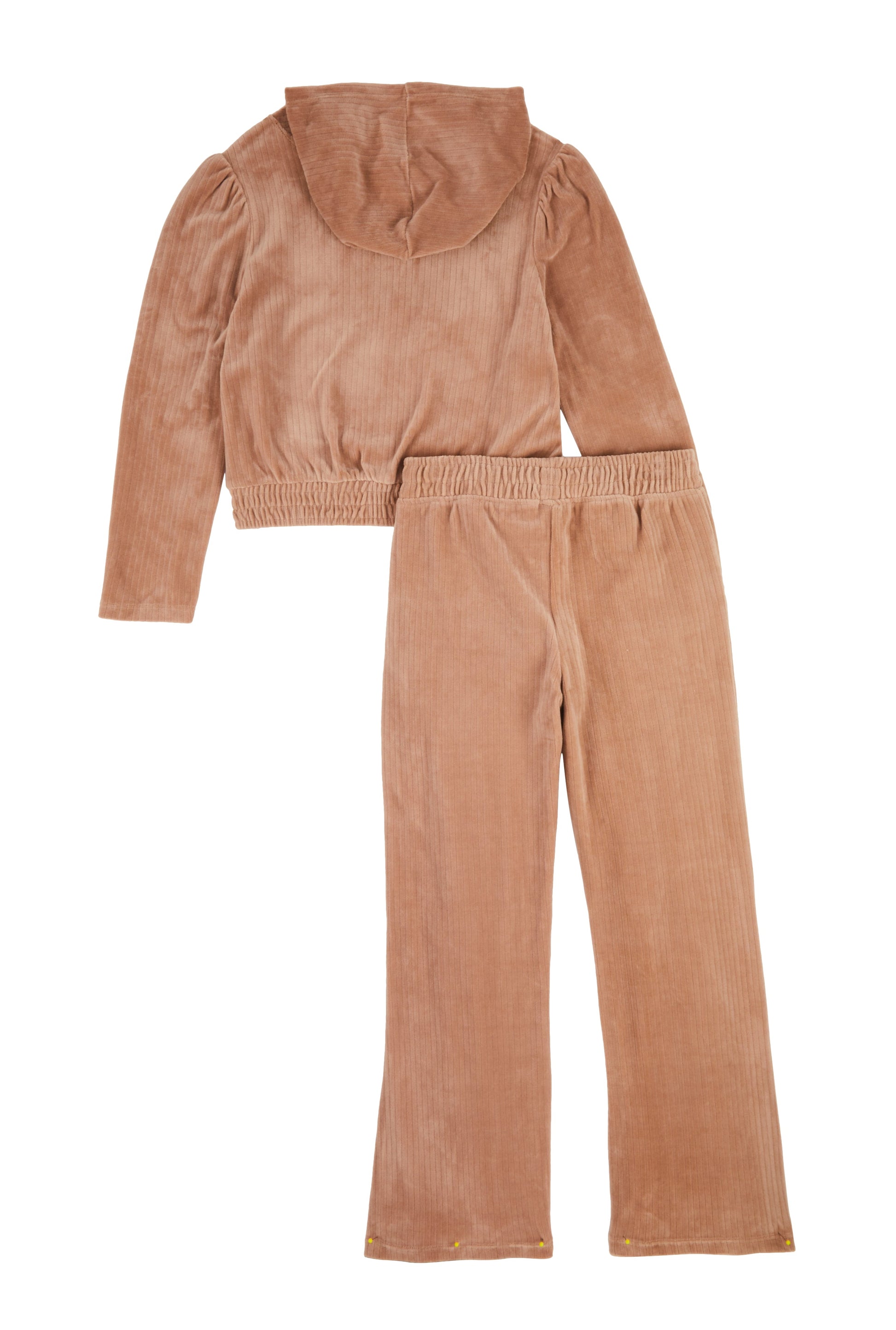 Girls Bebe Velour Sequin Pullover Hoodie and Pants