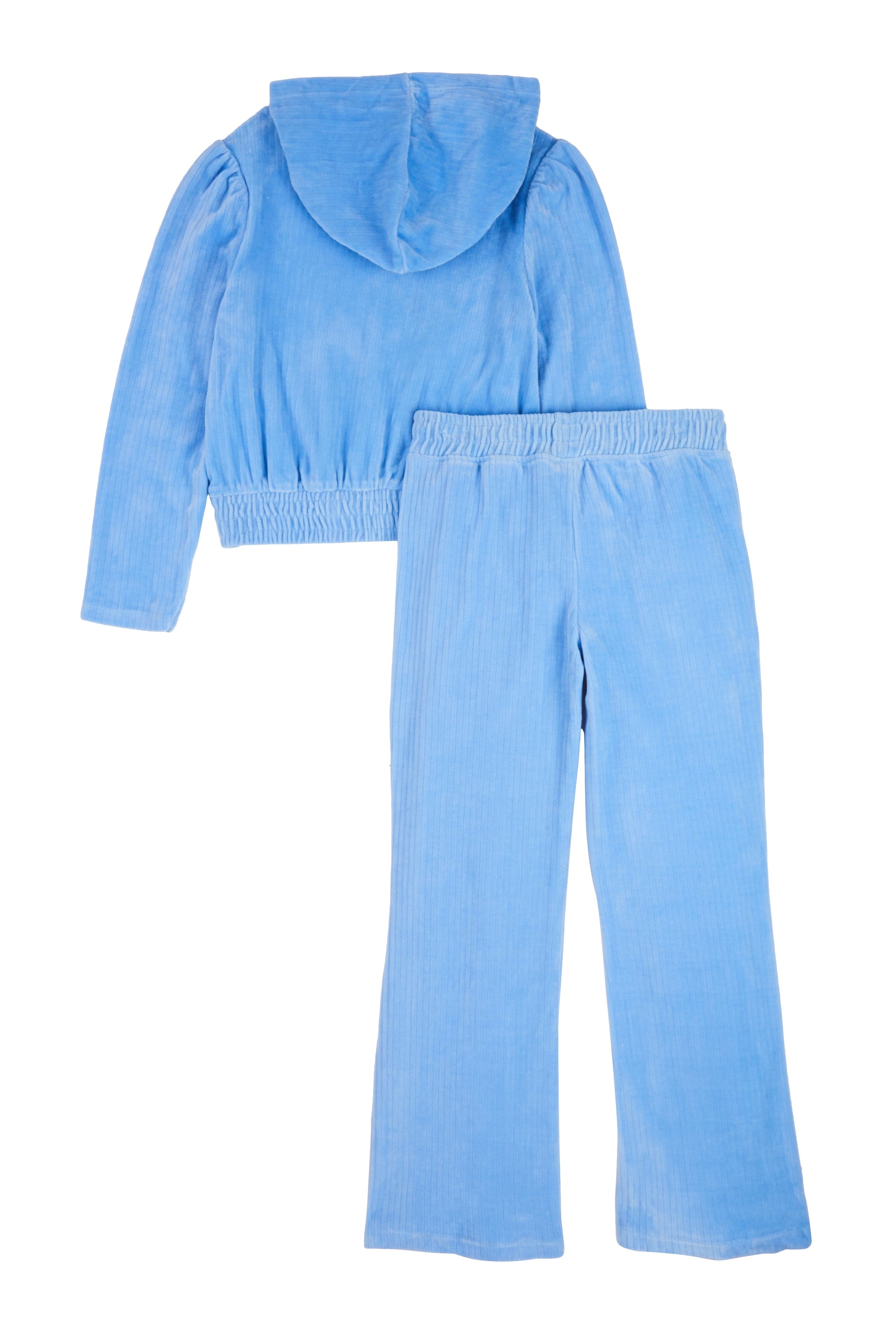 Girls Bebe Velour Sequin Pullover Hoodie and Pants