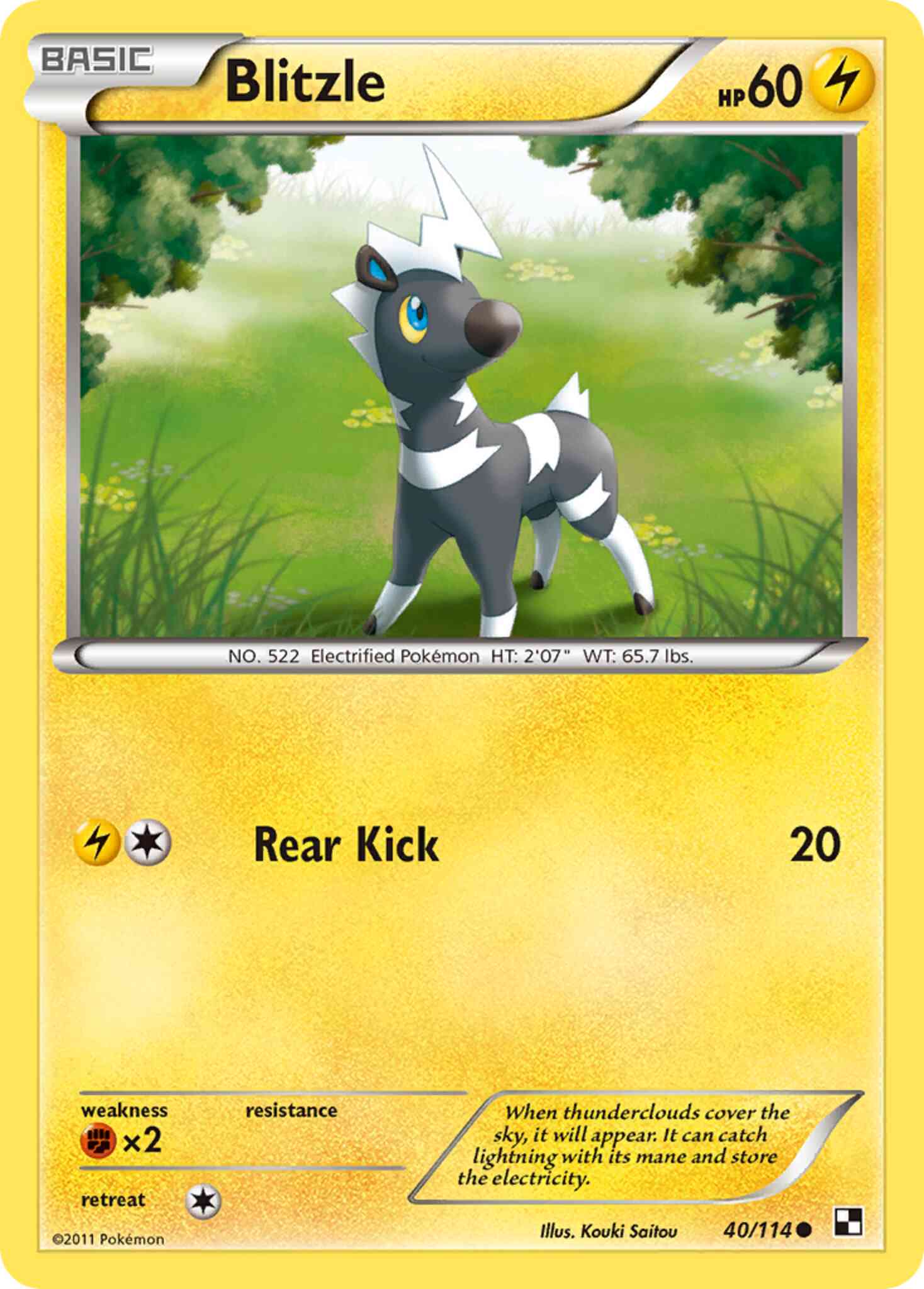Blitzle - 40/114 - Common [bw1-40] [Non-Holo]