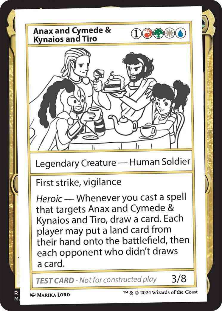 Anax and Cymede & Kynaios and Tiro [350] [Playtest Card] [Mystery Booster 2] [Non-Foil]