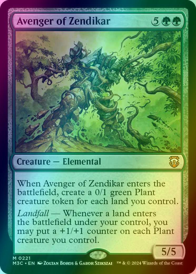 Avenger of Zendikar [221] [Modern Horizons 3: Commander] [Ripple Foil]