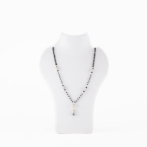 Black and Silver Beads Mangal Sutra for Women