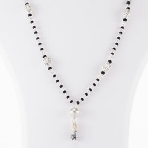 Black and Silver Beads Mangal Sutra for Women