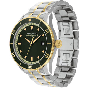 Movado Calendoplan S Green Dial Men 43mm