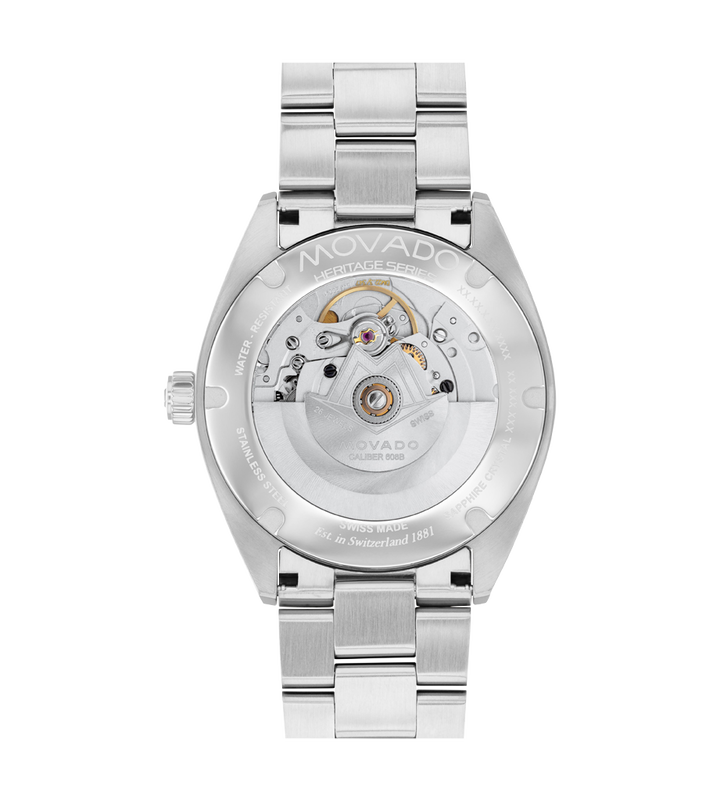 Movado Heritage Series Blue Super-Luminnova Dial Men 40MM