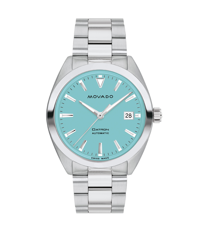 Movado Heritage Series Blue Super-Luminnova Dial Men 40MM