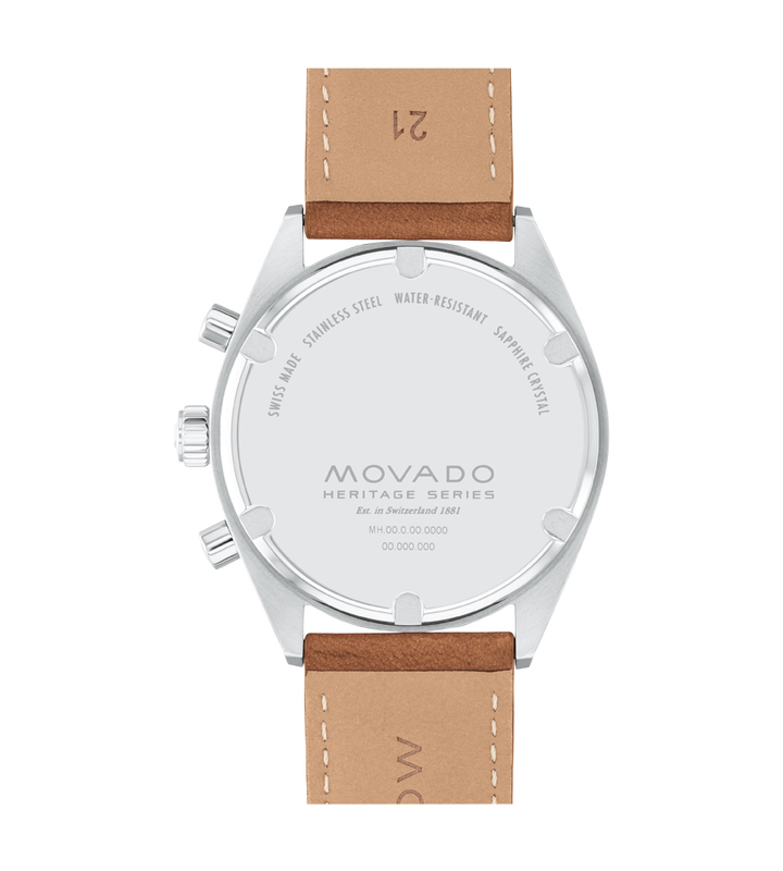 Movado Heritage Series Navy Blue Dial Men 41MM
