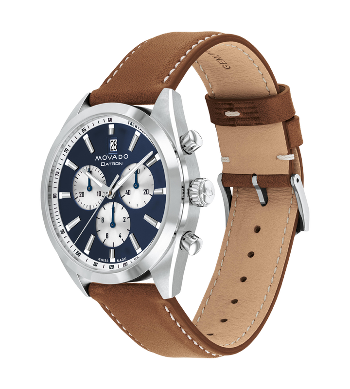 Movado Heritage Series Navy Blue Dial Men 41MM
