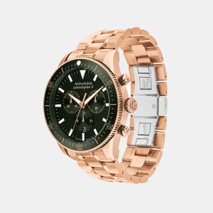 Heritage Men Quartz Green Dial Chronograph Stainless Steel Watch 3650184
