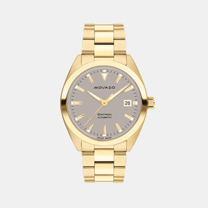Datron Men Automatic Grey Dial Analog Stainless Steel Watch 3650172