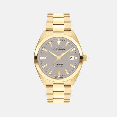 Datron Men Automatic Grey Dial Analog Stainless Steel Watch 3650172