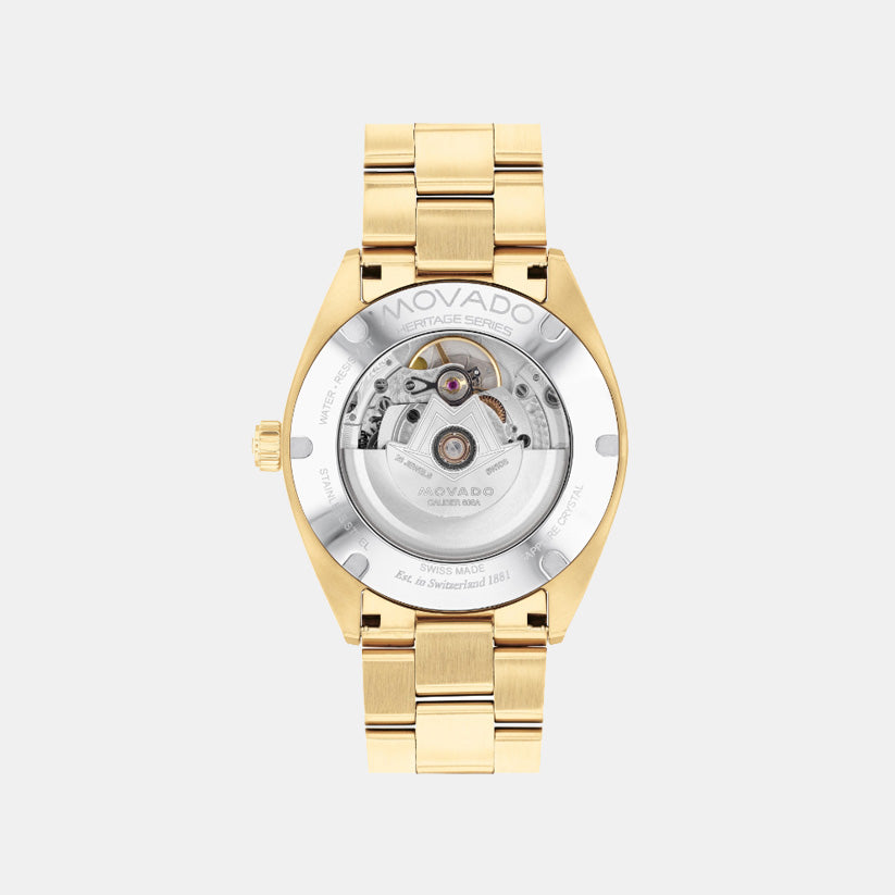 Datron Men Automatic Grey Dial Analog Stainless Steel Watch 3650172