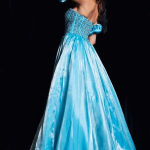 Beaded Strapless A-line Gown by Jovani 36591