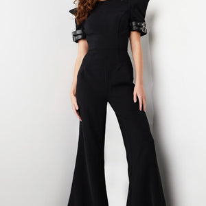 Jovani 36692 Long Open Back Formal Jumpsuit