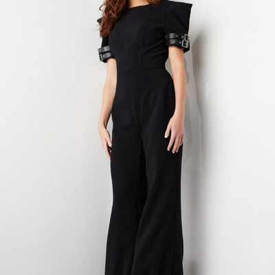 Jovani 36692 Long Open Back Formal Jumpsuit